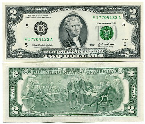 USA 2 Dolary 2003 r. Richmond E UNC