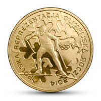 2 zł 2014 r. Polska Reprezentacja Olimpijska Soczi 2014