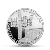 10 zł Ag 35. rocznica pacyfikacji kopalni „Wujek”