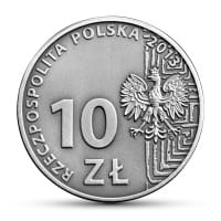 10 zł 50-lecie działalności Polskiego Stowarzyszenia na Rzecz Osób z Upośledzeniem Umysłowym