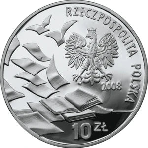 10 zł Ag 40. rocznica Marca ’68 2008 r.
