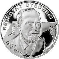 10 zł Ag Polscy podróżnicy i badacze Benedykt Dybowski 2010 r.
