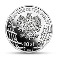 10 zł Ag Wyklęci przez komunistów żołnierze niezłomni – 75. rocznica powołania Zrzeszenia „Wolność i Niezawisłość” 2020 r.