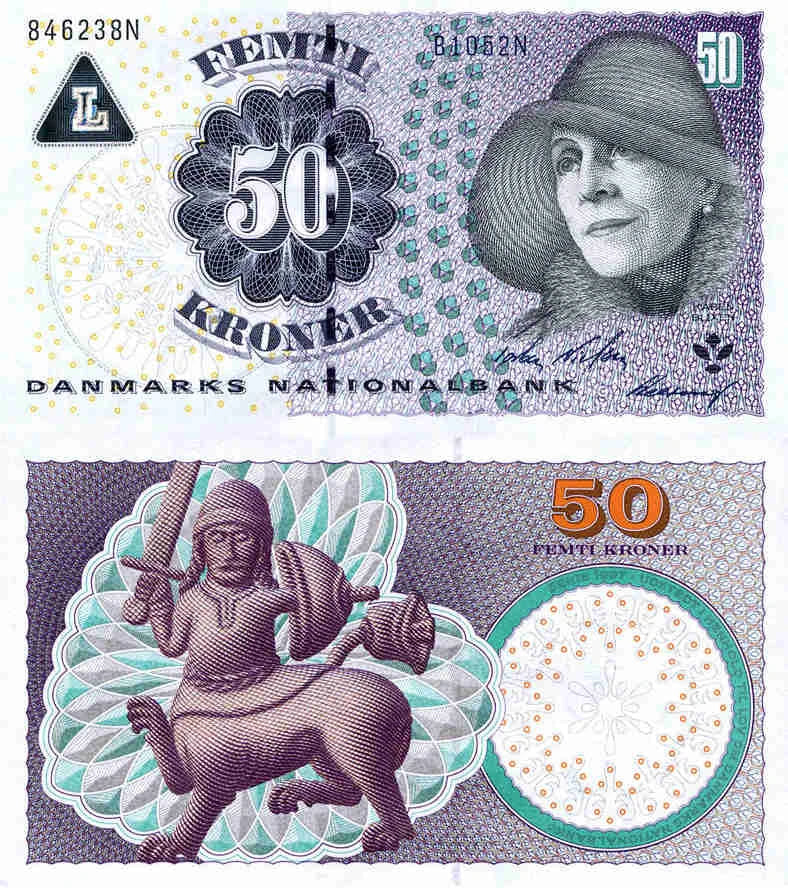 Dania 50 Koron 2005 r. UNC