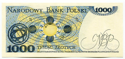Banknot Polska 1000 zł 1975 r. AP