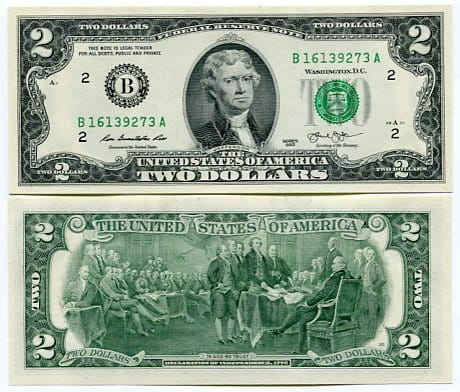 USA 2 Dolary 2017 r. New York B UNC