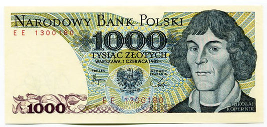 Banknot Polska 1000 zł 1975 r. AR