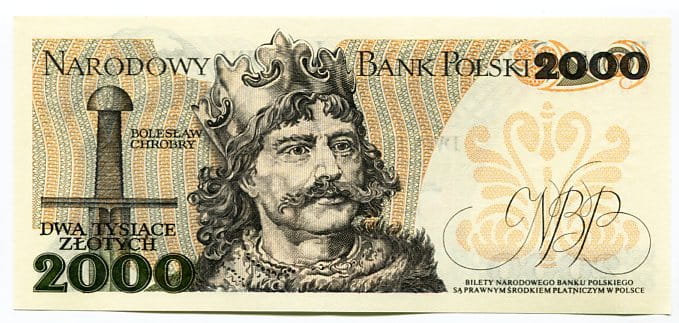 Banknot Polska 2 000 Złotych 1982 r. CE