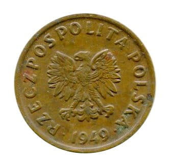 5 groszy 1949 r. B