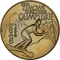 2 zł XVIII. Zimowe Igrzyska Olimpijskie w Nagano