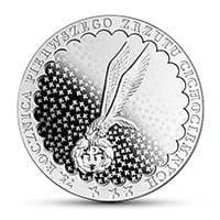 10 zł Ag 75. rocznica pierwszego zrzutu Cichociemnych 2016 r.