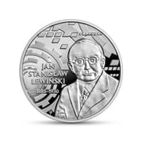 10 zł Ag Wielcy polscy ekonomiści – Stanisław Lewiński 2022 r.