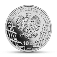 10 zł Ag Wyklęci przez komunistów żołnierze niezłomni – Łukasz Ciepliński „Pług” 2019 r.