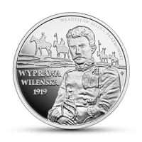 10 zł Ag Wyprawa wileńska 2019 r.