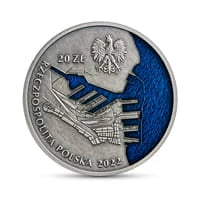20 zł Ag 100-lecie Portu Gdynia 2022 r.