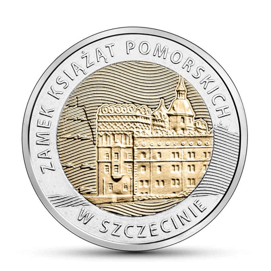 5 zł Odkryj Polskę 2016 r. - Zamek Książąt Pomorskich w Szczecinie