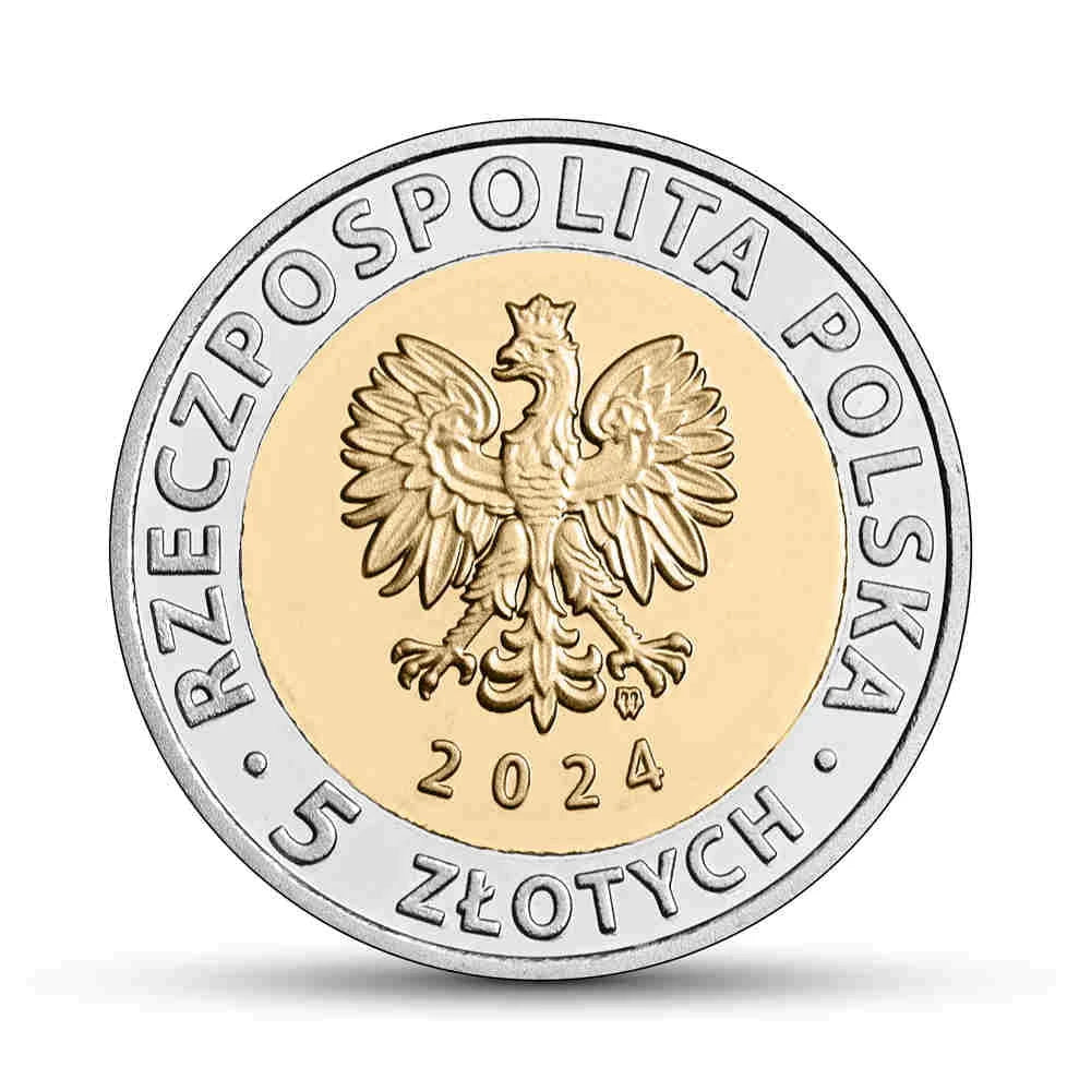 Moneta 5 zł Odkryj Polskę 2024 r. Zamek w Łańcucie