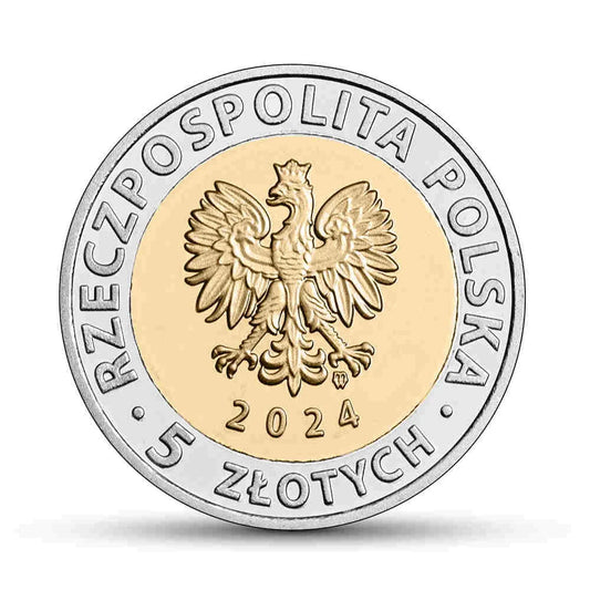Moneta 5 zł Odkryj Polskę 2024 r. Zamek w Łańcucie