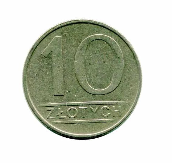 Polska 10 Złotych 1986 r.